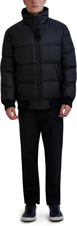 Karl Lagerfeld Paris Men's Short Puffer Jacket