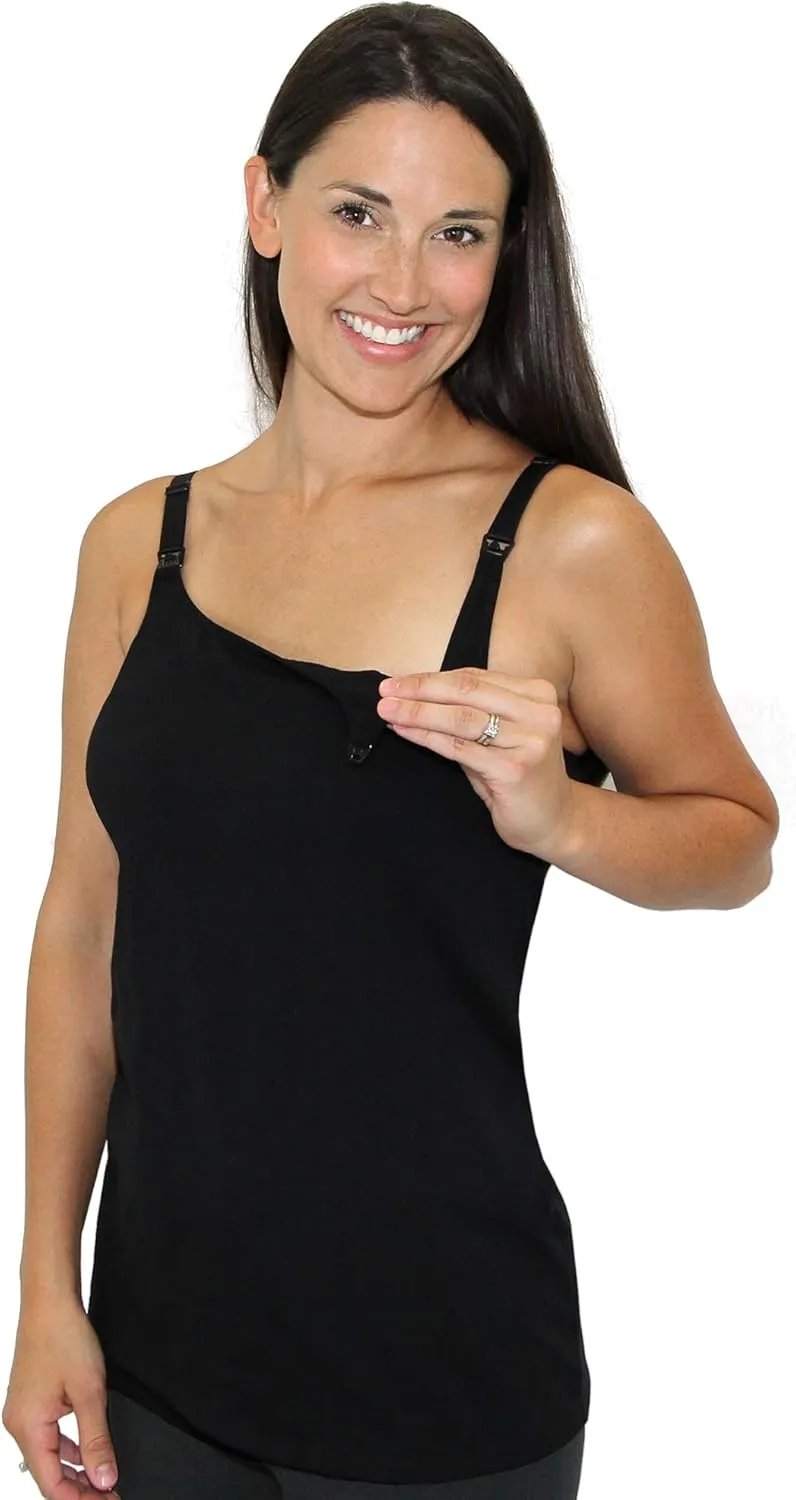 Leading Lady Women's Nursing Cami with Built In Bra