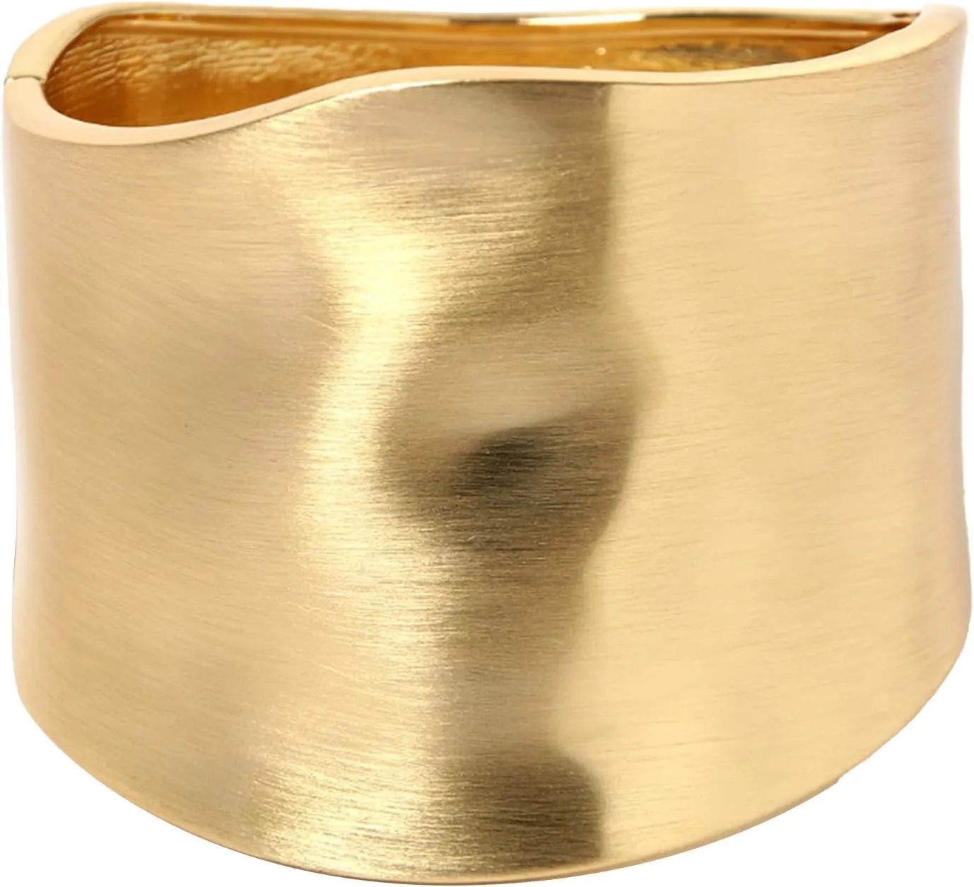 Long tiantian Gold Cuff Bracelets Trendy Sliver Chunky Bangle Bracelets