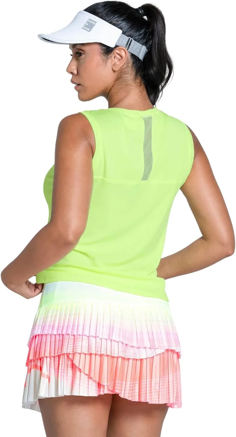 Lucky In Love Twist Front Tank