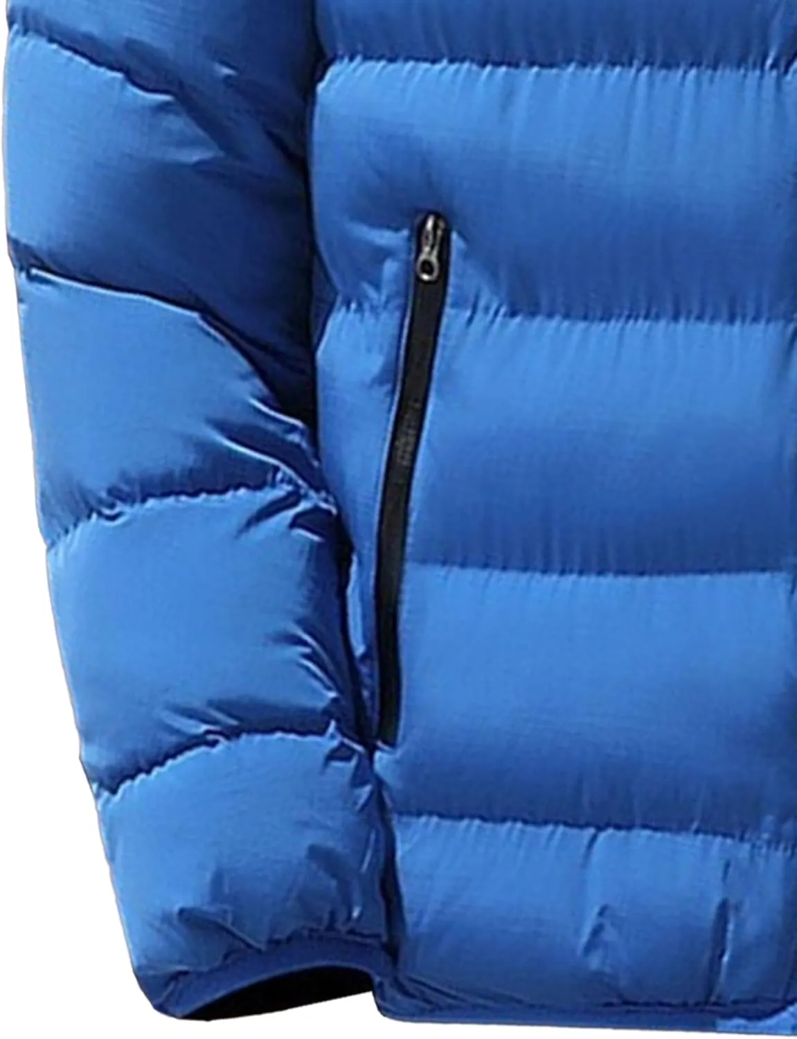 Maiyifu-GJ Men's Winter Warm Puffer Jacket Lightweight Thicken Quilted Padded Jackets Windproof Down Coat Outerwear