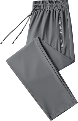 Men Cargo Combat Pants Casual Cotton Stretch Drawstring Waist Pant Comfort Sweatpants Joggers Loose Fit Yoga