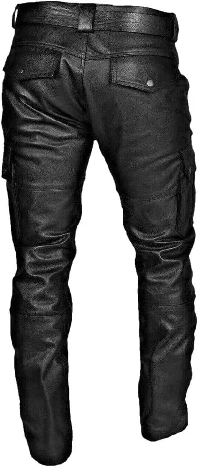 Men Cargo Combat Work Pants Casual Linen Stretchy Linen Pant Cuffed Hem Sweatpant Joggers Loose Fitness
