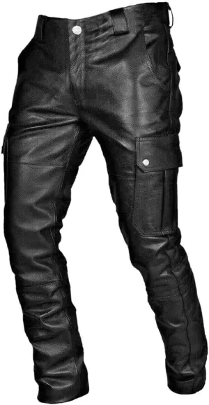 Men Cargo Combat Work Pants Casual Linen Stretchy Linen Pant Cuffed Hem Sweatpant Joggers Loose Fitness