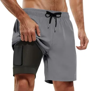 Men Cargo Pants Casual Cotton Stretch Elastic Waistband Pant Soft Comfortable Sweatpant Joggers Baggy Gym