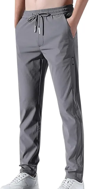 Men Cargo Pants Casual Cotton Stretch Elasticated Waist Pant Sweatpants Joggers Running Workout Jogger Bottoms