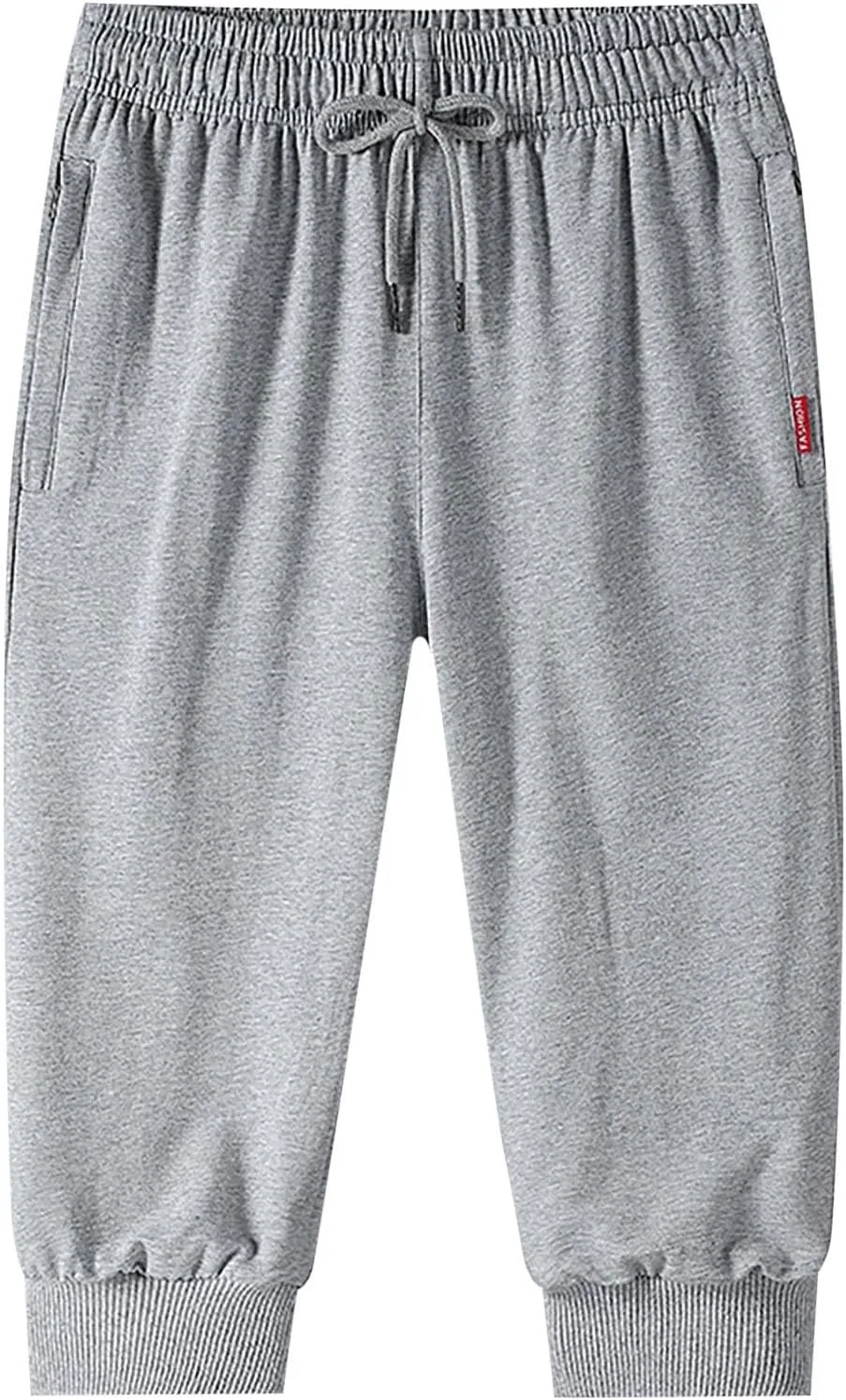 Men Pants Casual Jogger Work Wear Sweatpants with Multiple Pockets Drawstring Waist Cargo Chino Pant