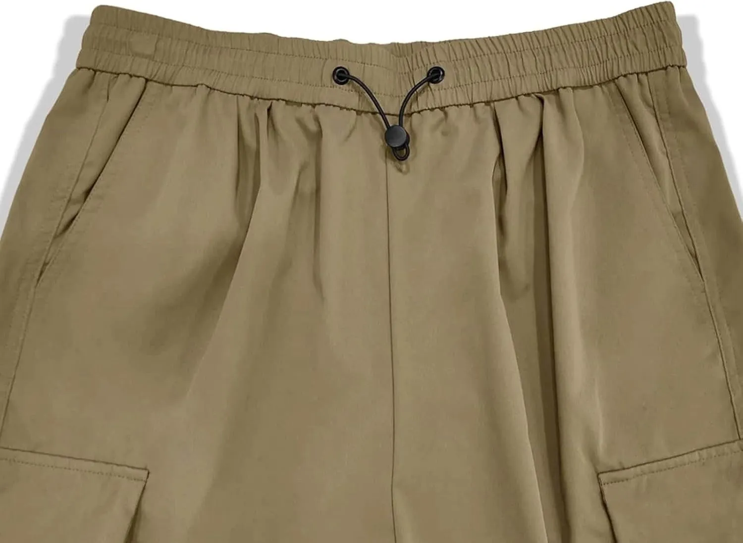 Men Pants Casual Jogger Work Wear Sweatpants with Multiple Pockets Drawstring Waist Cargo Chino Pant