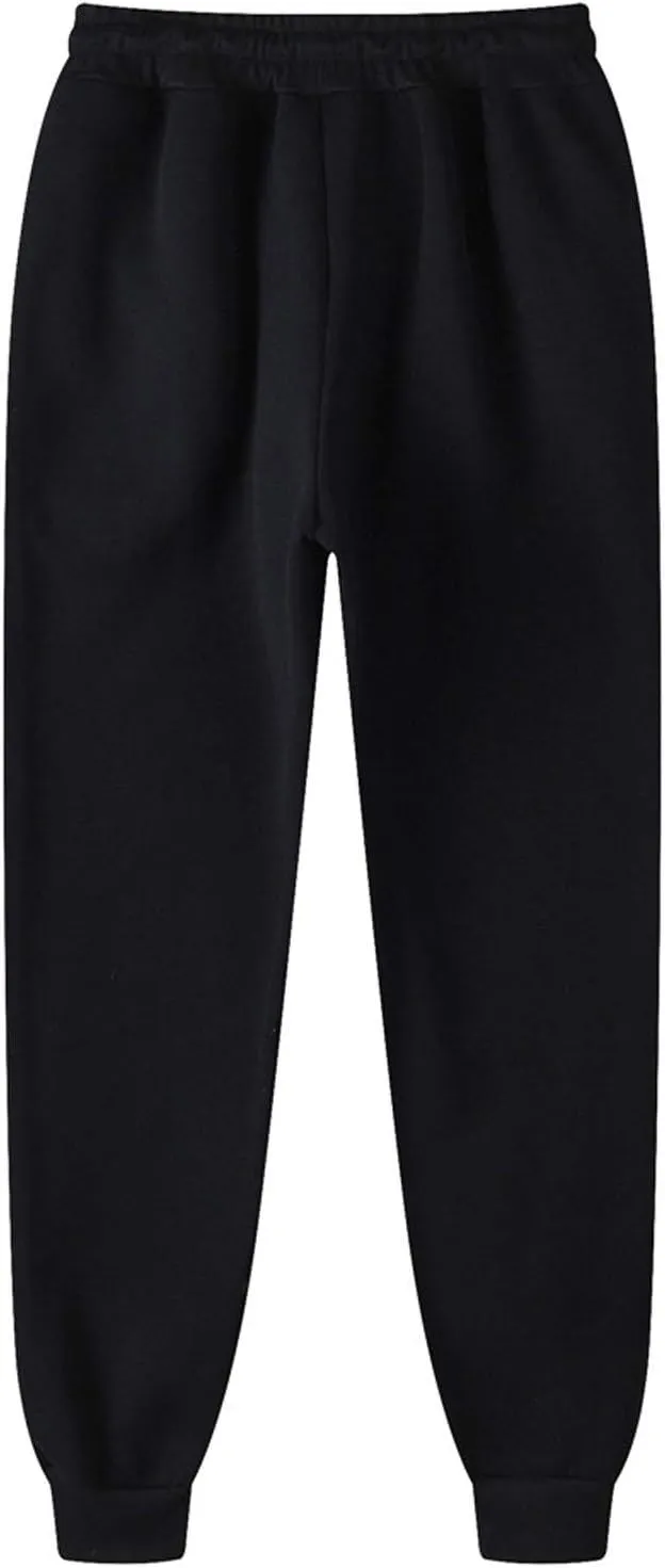 Men Tracksuit Pant Casual Stretchy Jogger Training Sweatpant Straight Leg Elasticated Waist Chino Pant