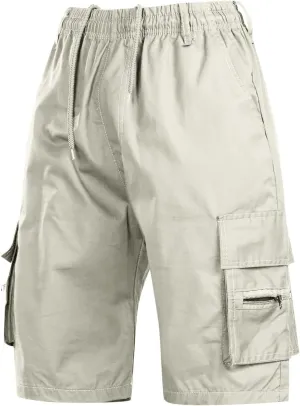 Men's Cargo Combat Work Pant Workwear Jogger Leisure Soft Sweatpants Loose Fit Open Hem Pant Long Pants