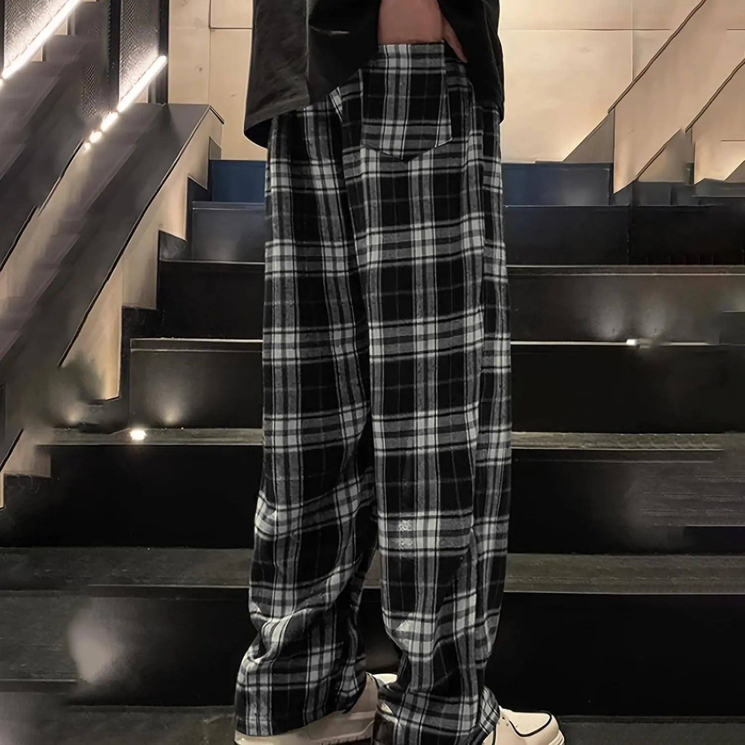 Men's Cargo Pants Casual Linen Stretchy Elasticated Pant Sweatpant Joggers Loose Running Sports Sweat