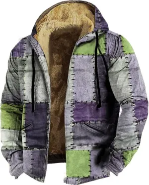 Mens Faux Leather Jacket Cozy Sherpa Fleece Lined Bomber Jackets Winter Coat Heavyweight Suede Faux Fur Overcoats