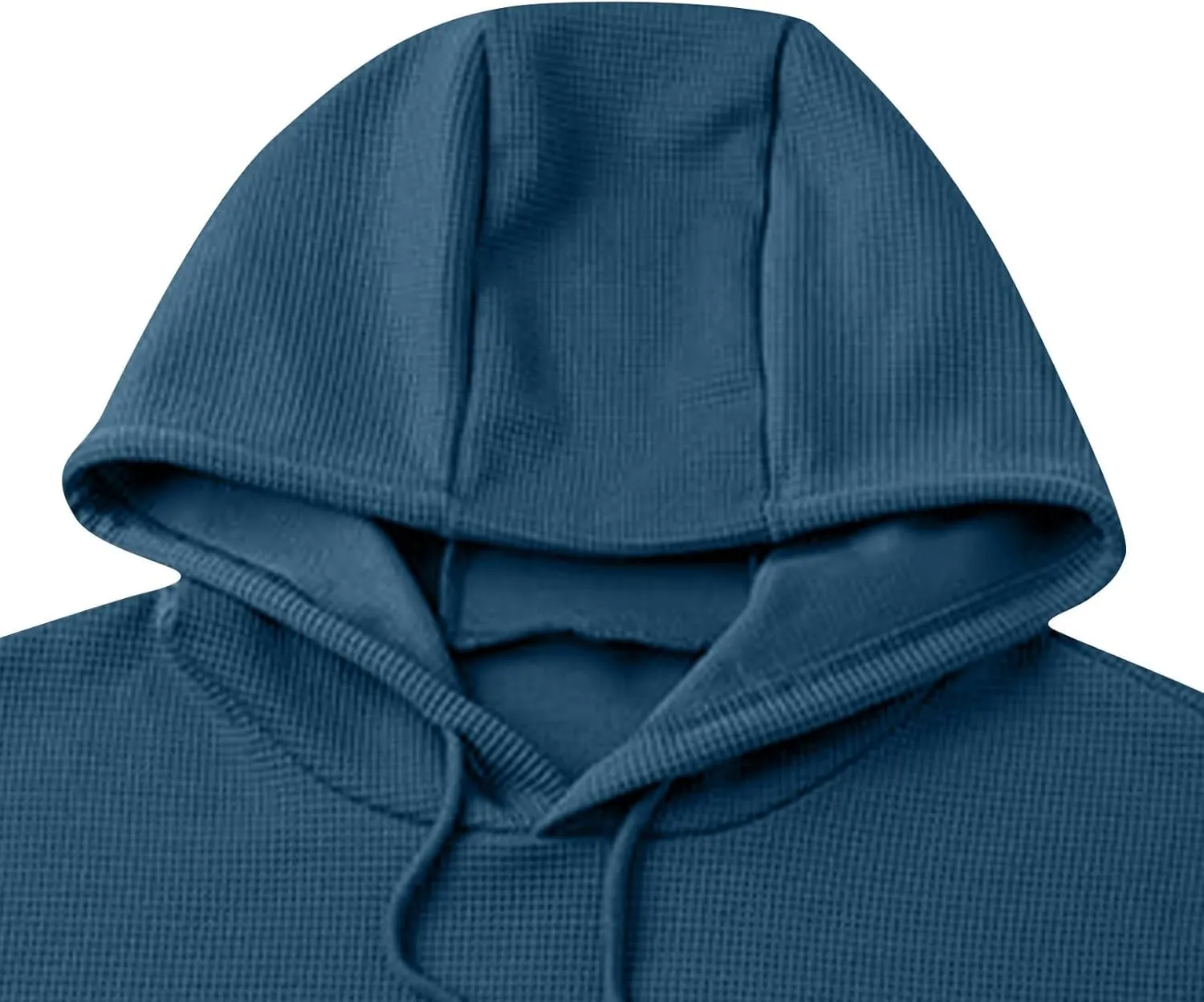 Mens Hooded Sweatshirts Pullover Causal Stylish Solid Long Sleeve Drawstring Gym Hooded Shirt Outdoor Fashion Top Tee