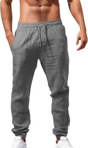 Men's Lightweight Jogging Pant Chinos Work Joggers Loose Fit Sports Casual Sweatpants Training Sweat Pants