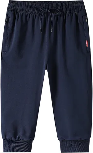 Mens Lightweight Jogging Pant Pockets Lounge Work Joggers Baggy Sport Casual Sweatpants Workwear Pant