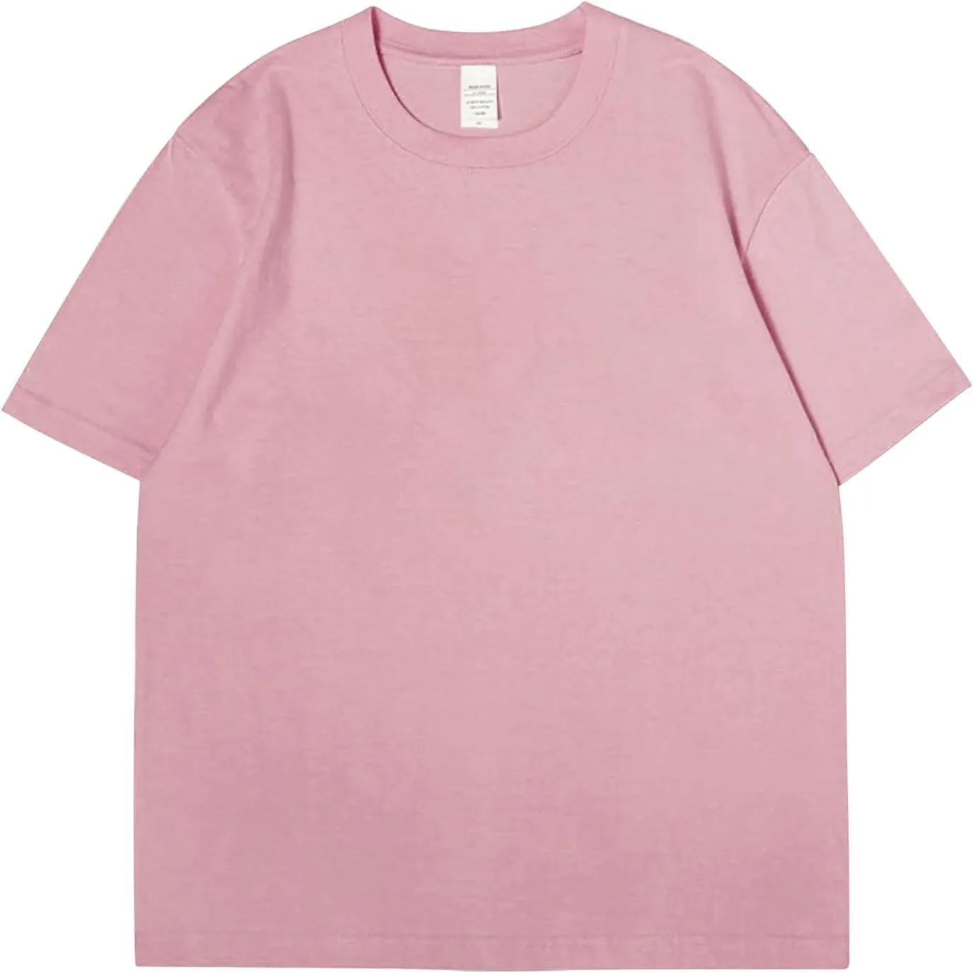 Mens Oversized T Shirts Short Sleeve Cotton Tshirts Heavyweight Streetwear Shirts Crewneck Workout Tees Tops