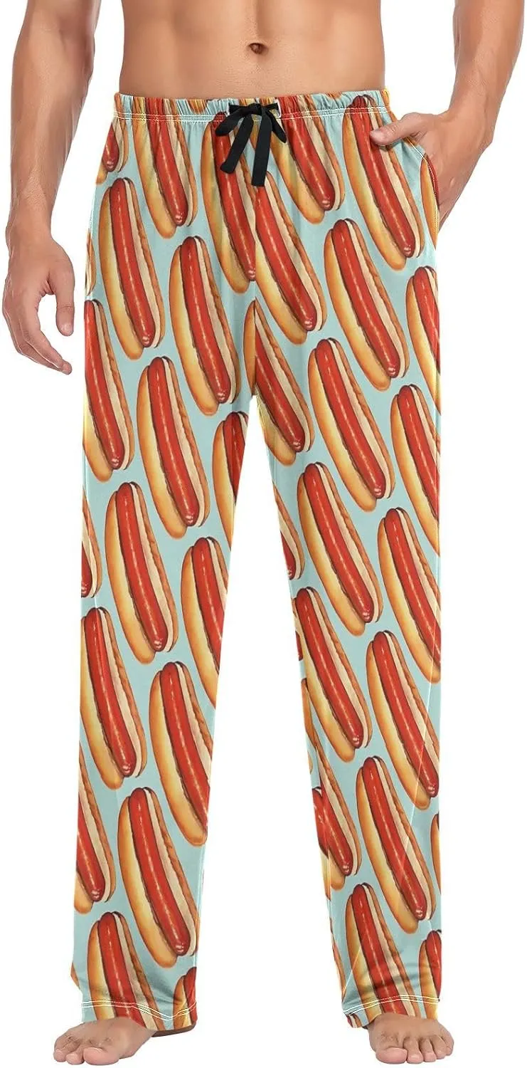 Mens Pajama Pants Lounge Pants Comfort Men Pajama Bottoms With Pockets