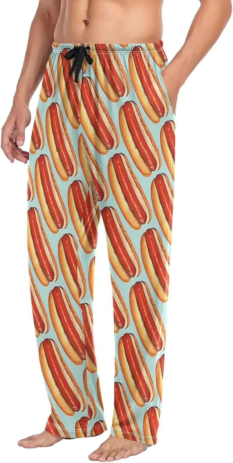 Mens Pajama Pants Lounge Pants Comfort Men Pajama Bottoms With Pockets