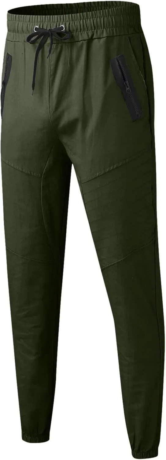 Mens Sweatpants with Pockets Big and Tall Pants for Men 2023 Hiking Ripstop Tactical Trousers Outdoor Resistant Jogger