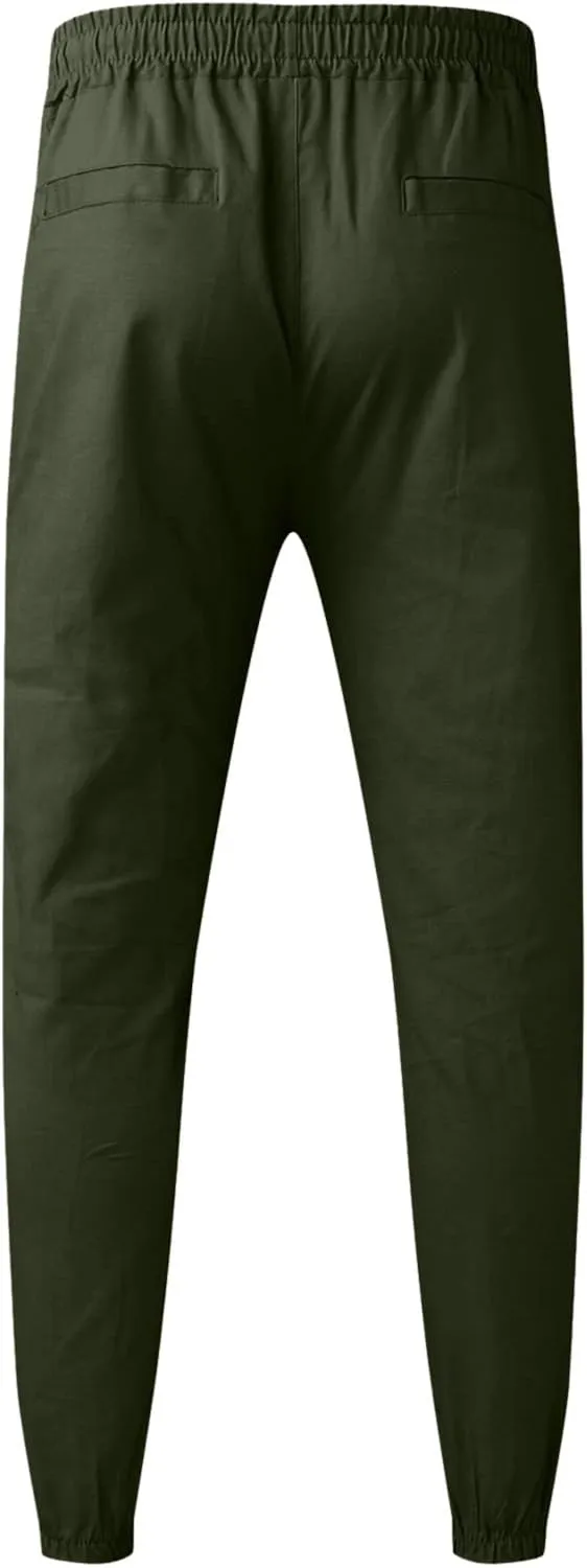Mens Sweatpants with Pockets Big and Tall Pants for Men 2023 Hiking Ripstop Tactical Trousers Outdoor Resistant Jogger
