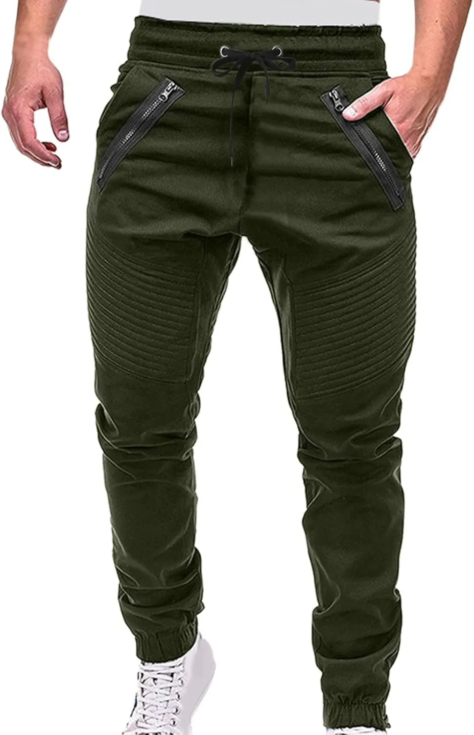 Mens Sweatpants with Pockets Big and Tall Pants for Men 2023 Hiking Ripstop Tactical Trousers Outdoor Resistant Jogger