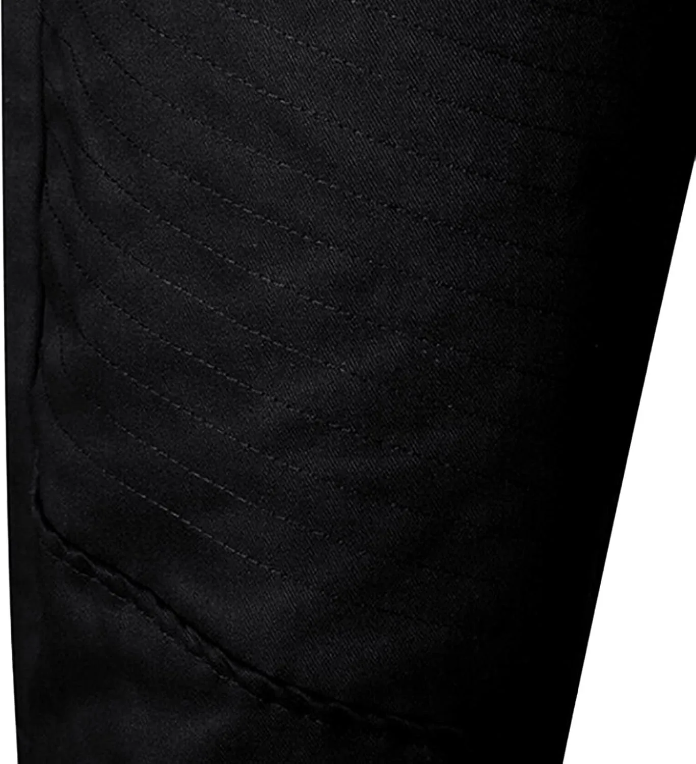 Mens Workout Cargo Sweatpants Men's Heavyweight Fleece Cargo Sweatpant Elastic Waist Drawstring Trousers Baggy Jogger
