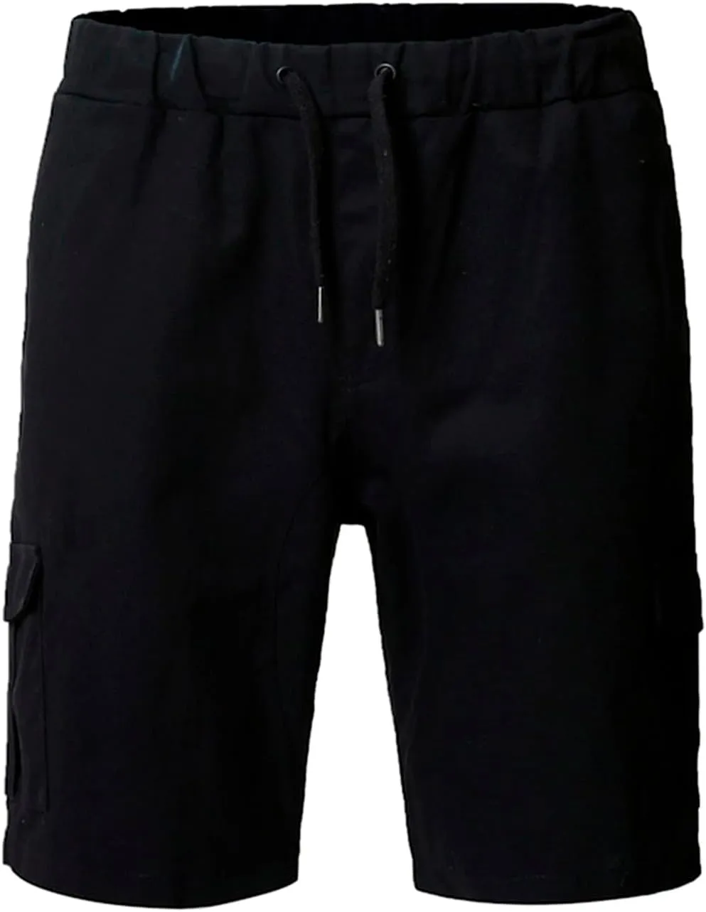 Muscularfit 6 Inch Inseam Shorts Men Cotton Linen Shorts with Pockets Slim Fit Drawstring Elastic Waist Summer Beach Shorts