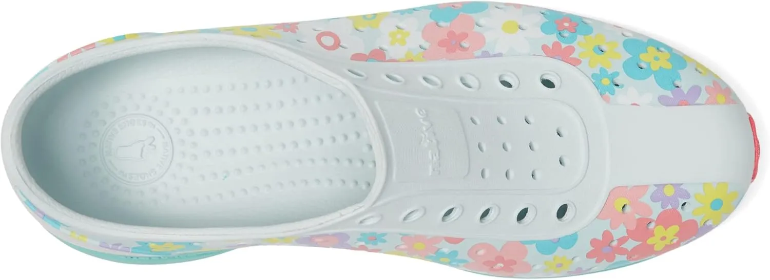 Native Shoes Kids Unisex Robbie Sugarlite Print Kids Slip-On Shoes (Little Kid) ?C Perforated ?C Synthetic Upper
