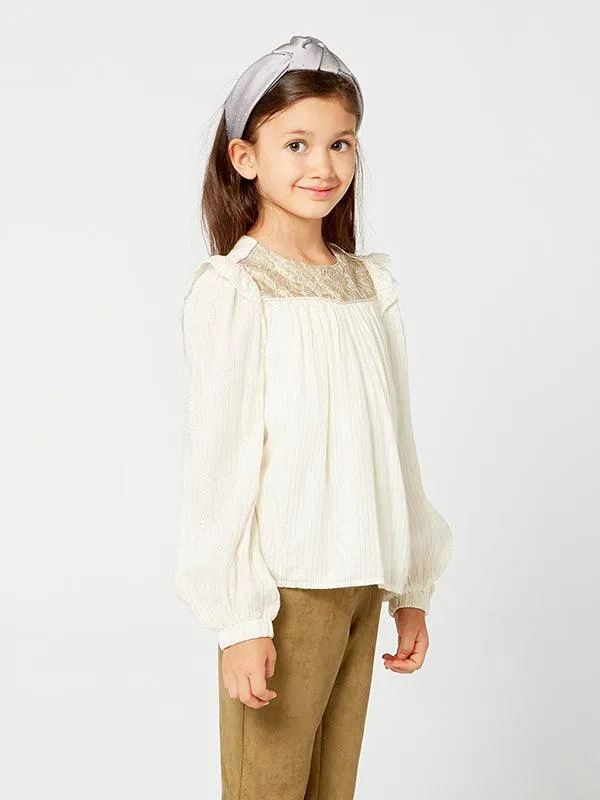 One Friday Off White Stripes Top