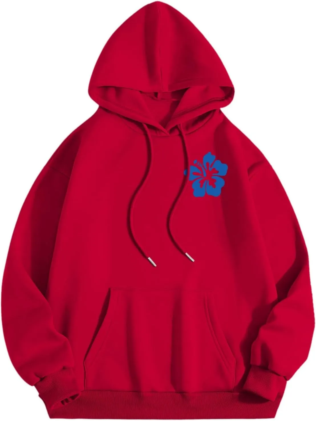Oversized Hoodies for Women Teen Girls Pink Letter Graphic Long Sleeve Y2K Hooded Comfort Sweatshirt Pink Hoodie