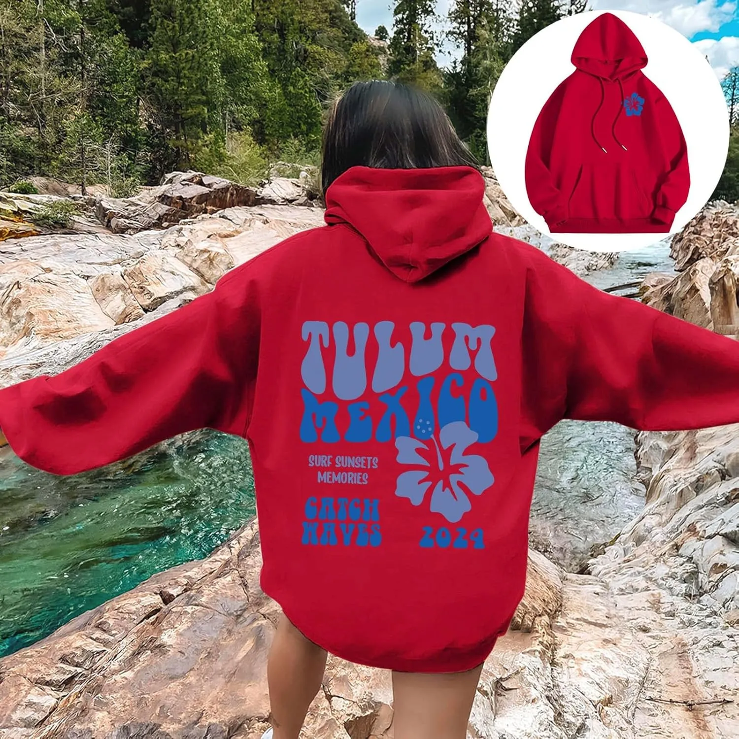 Oversized Hoodies for Women Teen Girls Pink Letter Graphic Long Sleeve Y2K Hooded Comfort Sweatshirt Pink Hoodie