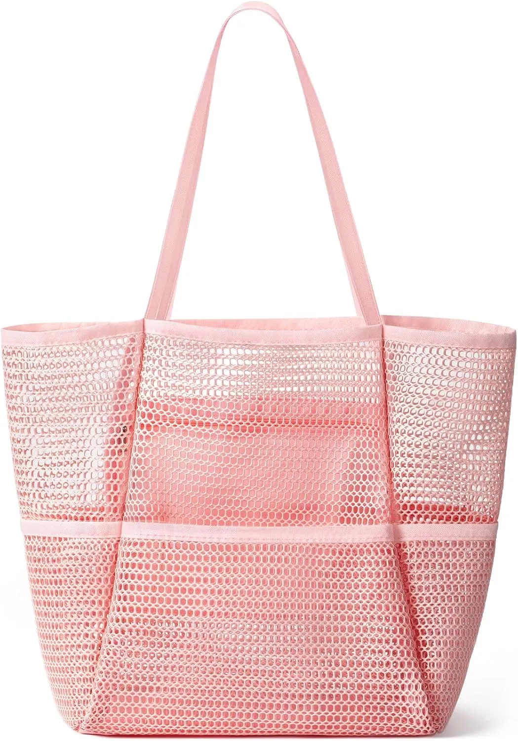 Pleneal Crochet Tote Bag, Mesh Beach Bag, Knitted Shoulder Bag Vacation Arsthetic Boho Tote Bag for Women