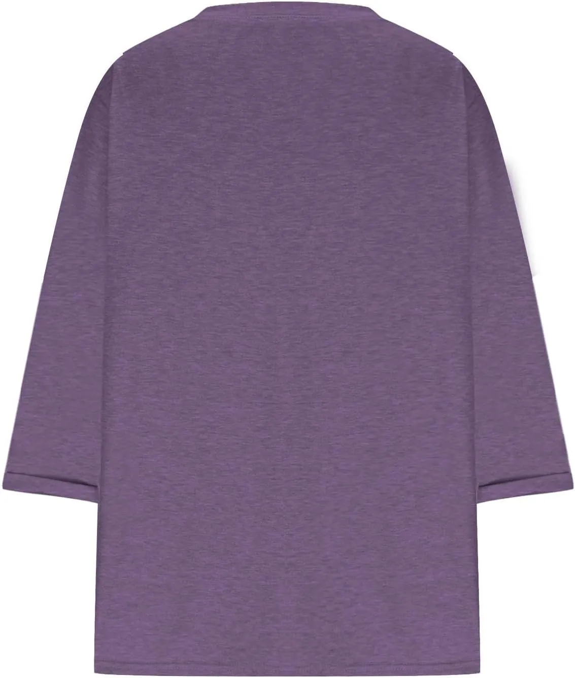 Plus Size T Shirts for Women Loose Fit 3/4 Length Sleeve Tops Oversized Cute Tees Summer V Neck Blouses
