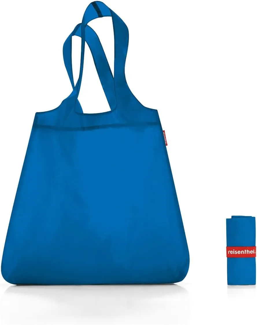reisenthel Mini Maxi Shopper French Blue - Foldable Shopping Bag with Attractive Design - Water Repellent