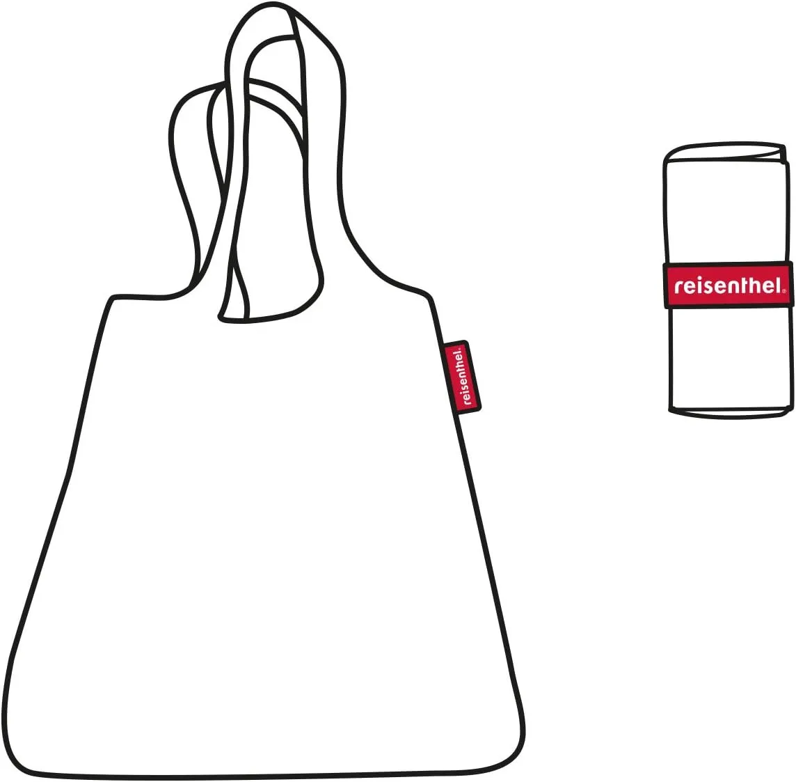 reisenthel Mini Maxi Shopper French Blue - Foldable Shopping Bag with Attractive Design - Water Repellent