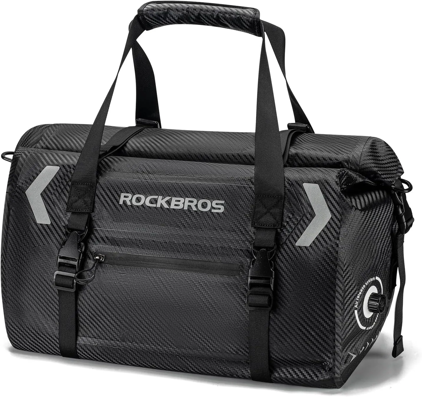 ROCKBROS Waterproof Duffel Bag 20-60L Motorcycle Travel Dry Duffel Bag for Motorcycling Boating Kayaking Camping Fishing Outdoor Adventure for Men Women