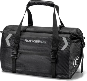 ROCKBROS Waterproof Duffel Bag 20-60L Motorcycle Travel Dry Duffel Bag for Motorcycling Boating Kayaking Camping Fishing Outdoor Adventure for Men Women