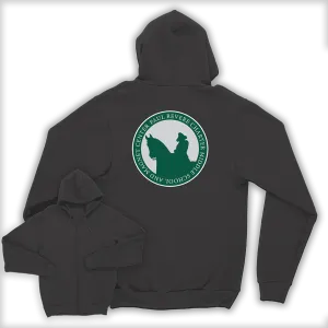 Round Zip-Up Hoodie