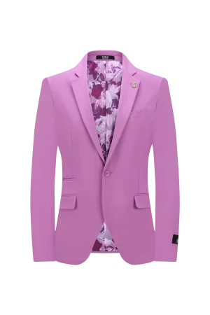 Sateen Blazer - Purple (1 Piece)