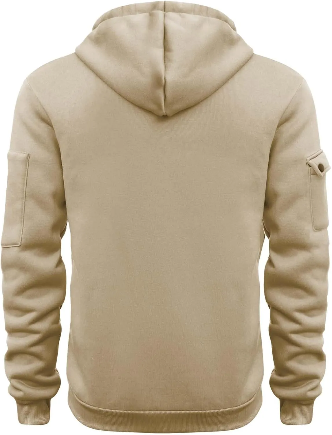 SHAOBGE Tactical Hoodies For Men Quarter Zip Pullover Vintage Workout Hoodies With Pockets Military Tactical Sweatshirt