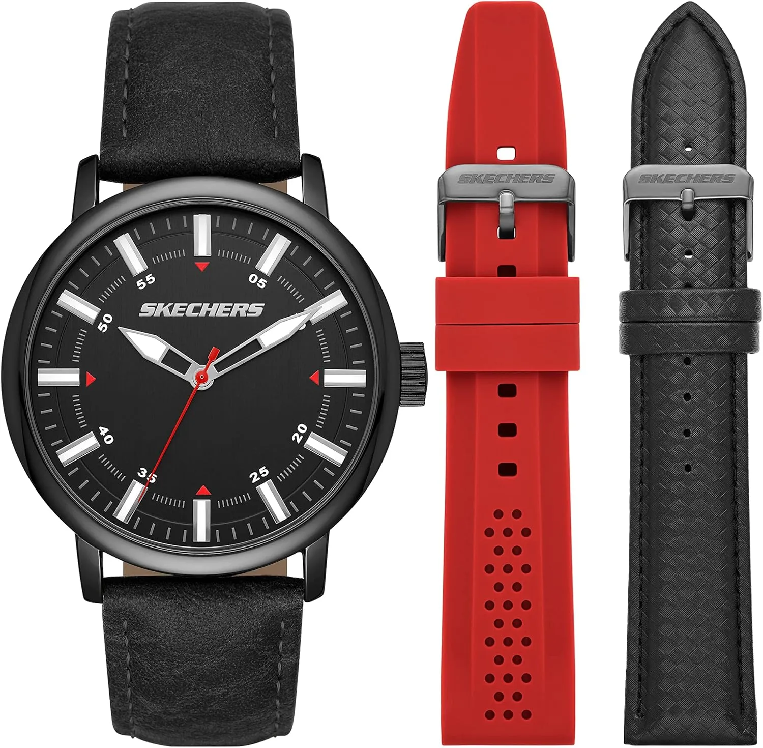 Skechers Men's Watch and Stackable Bracelet or Interchangeable Band Gift Set