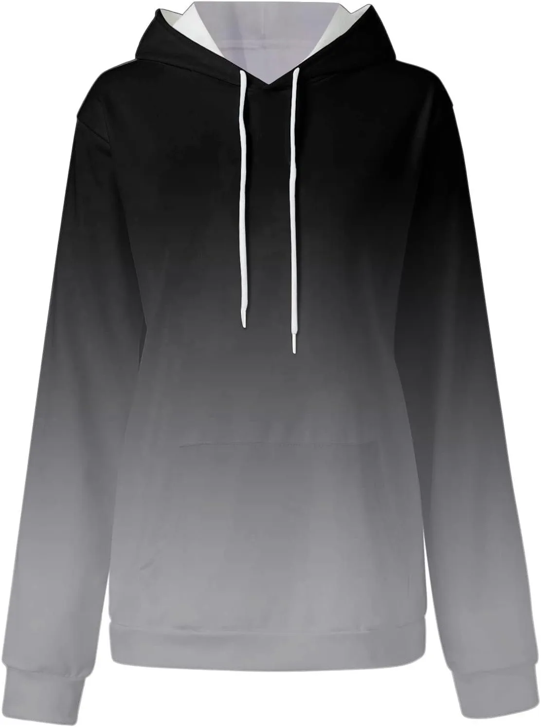 slqdgmryz Hoodies for Women Tie Dye Oversized Sweatshirt Plus Size Loose Fit Cute Hoodie Drawstring Fall Pullover with Pocket