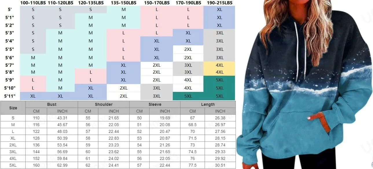 slqdgmryz Hoodies for Women Tie Dye Oversized Sweatshirt Plus Size Loose Fit Cute Hoodie Drawstring Fall Pullover with Pocket