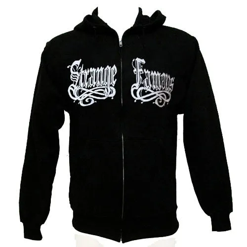 Strange Famous Black Zip Hoodie