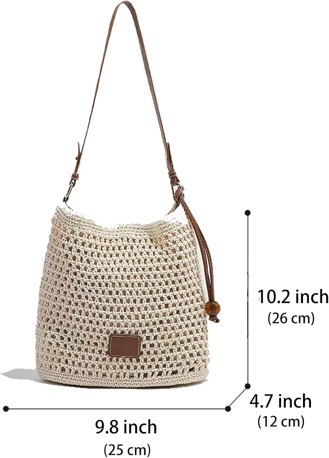 Summer Knitted Shoulder Bag bags for 2025, Bohemian Hobo Beach bag Casual Designer Purse for Women