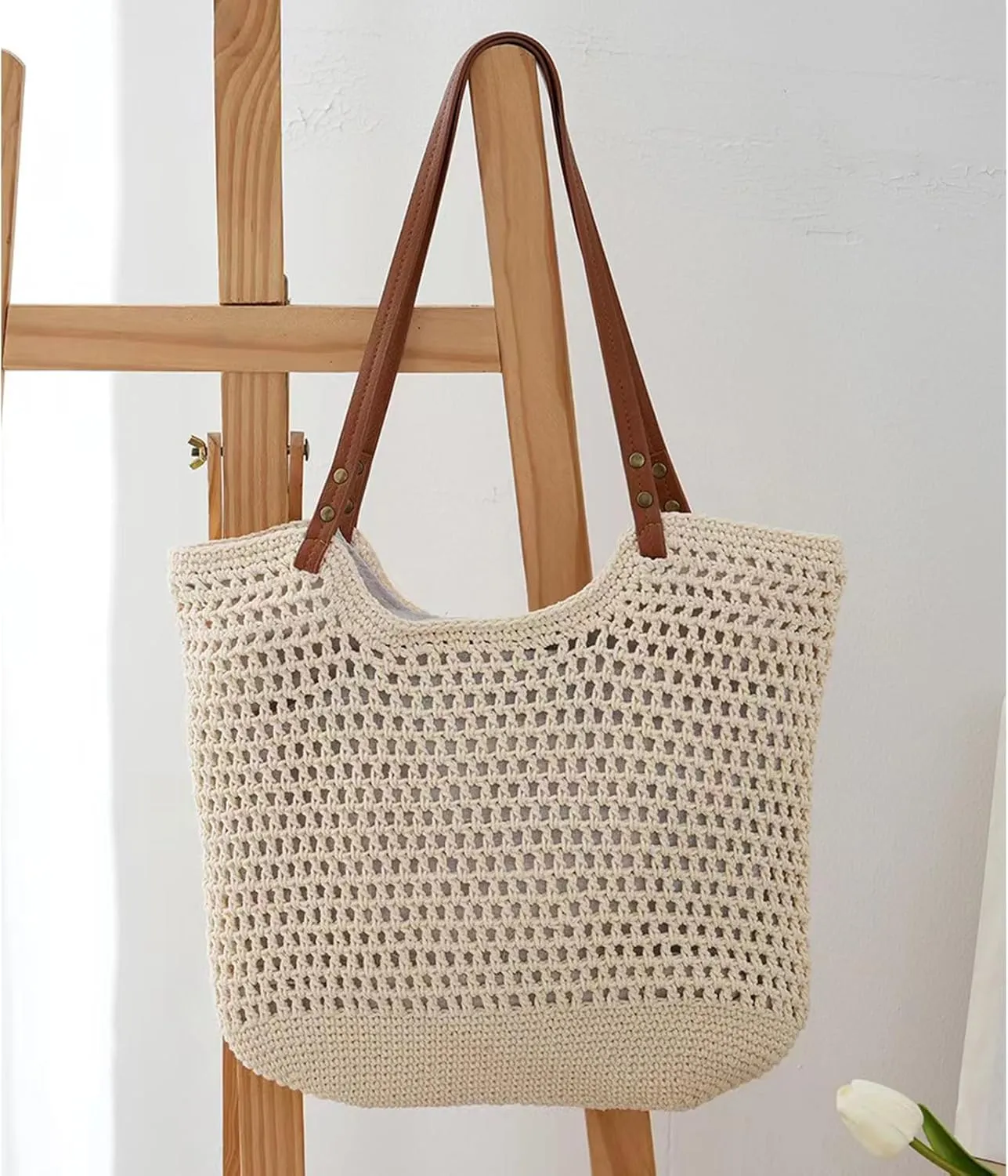 Summer Knitted Shoulder Bag bags for 2025, Bohemian Hobo Beach bag Casual Designer Purse for Women