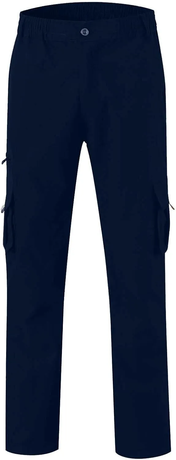 Tactical Cargo Pants for Men Big and Tall Athletic Pants with Multi-Pocket Active Loose Trousers