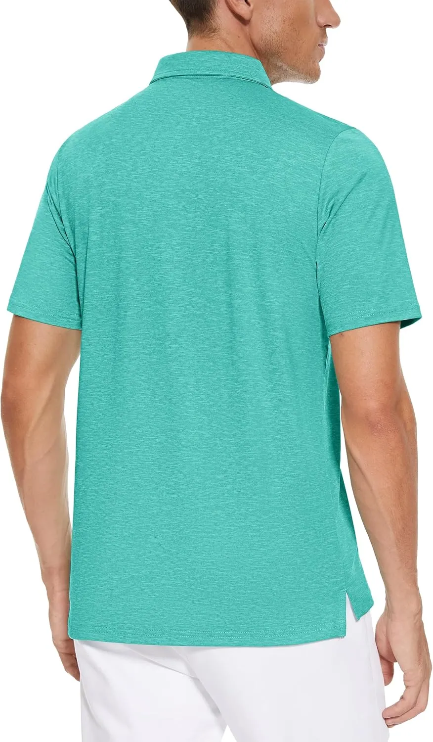 TACVASEN Men's Golf Shirts Short Sleeve Quick Dry Polo Shirts Moisture Wicking Casual Business Sports Breathable Polo