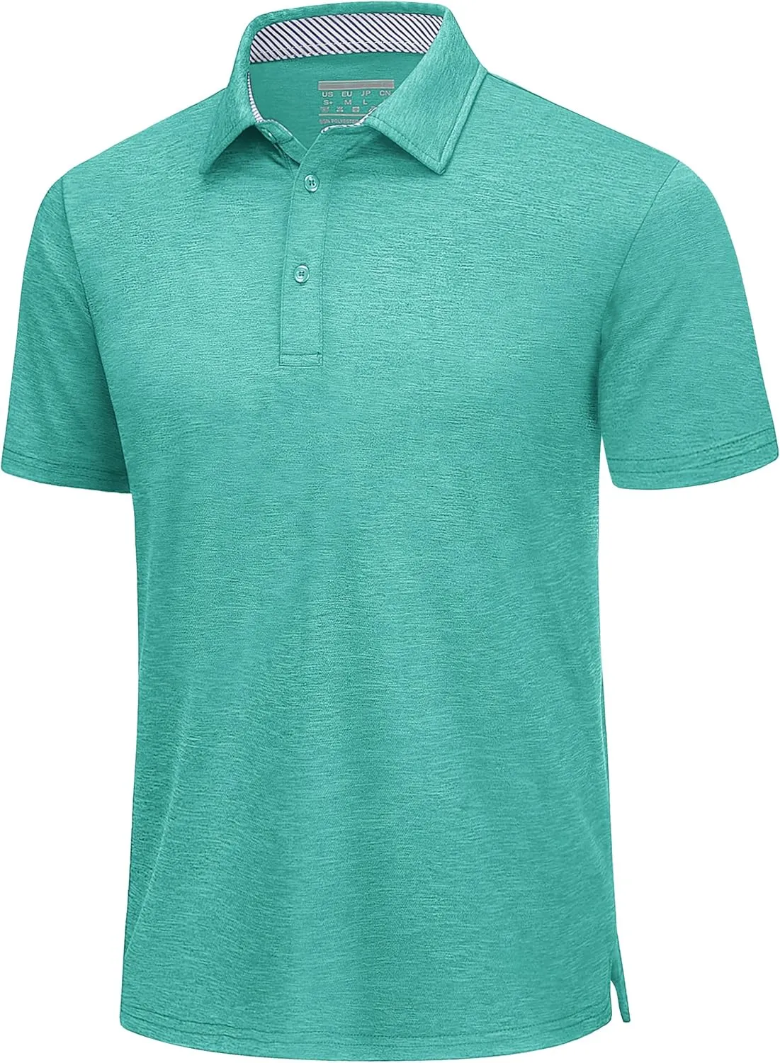 TACVASEN Men's Golf Shirts Short Sleeve Quick Dry Polo Shirts Moisture Wicking Casual Business Sports Breathable Polo