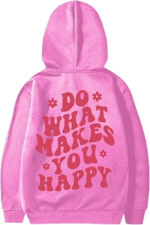 Teen Girls' Letter Graphic Print Cute Hoodies Fleece Long Sleeve Pullover Hoodies Sweatshirt Kids Fall Clothes